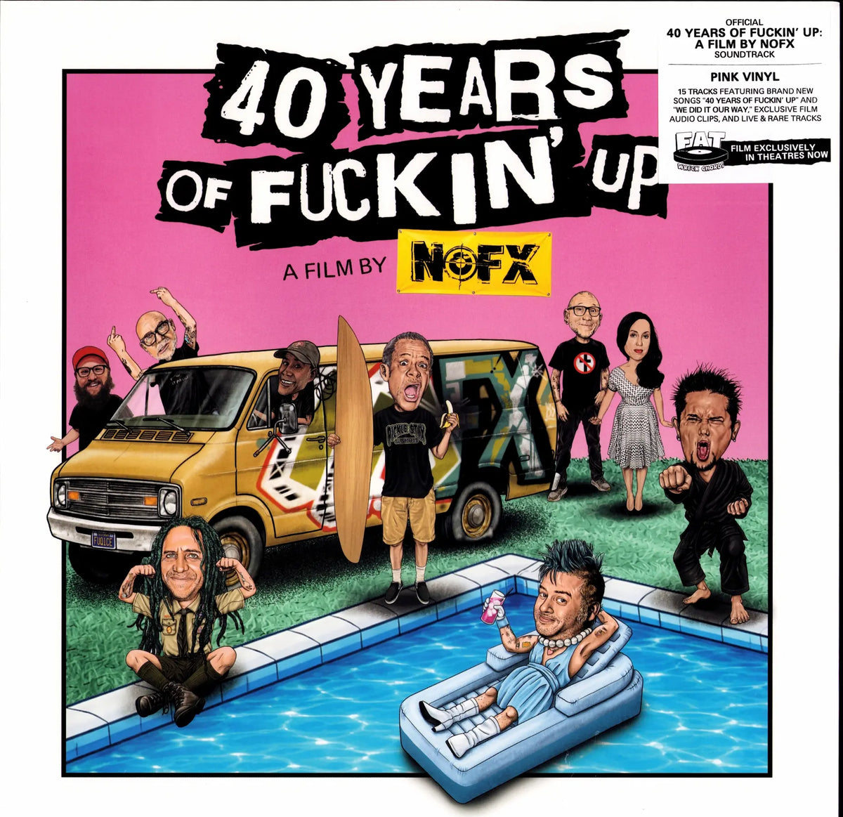 NOFX - A To H Vinyl LP | EU Original | 2025 | Ltd. Magenta Kopie