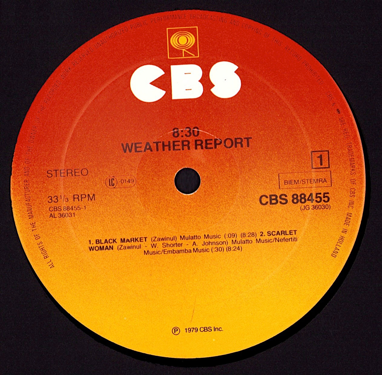Weather Report - 8:30 Vinyl 2LP