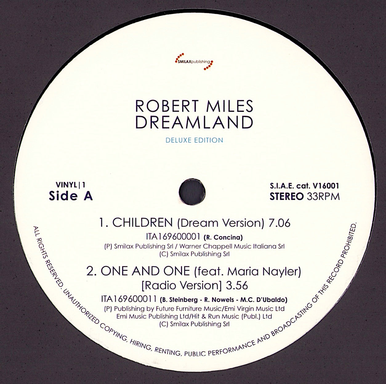 Robert Miles - Dreamland Vinyl 2LP Deluxe Edition