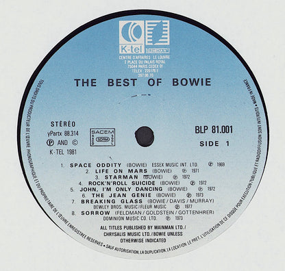 David Bowie ‎- The Best Of Bowie Vinyl LP