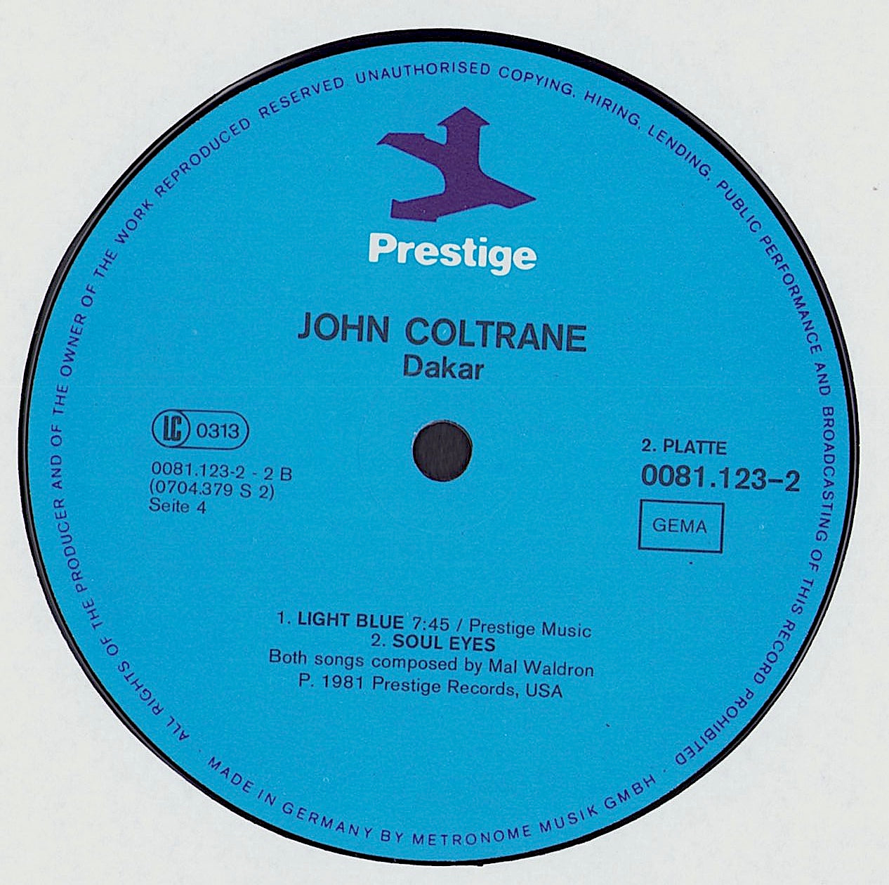 John Coltrane ‎- Dakar Vinyl 2LP