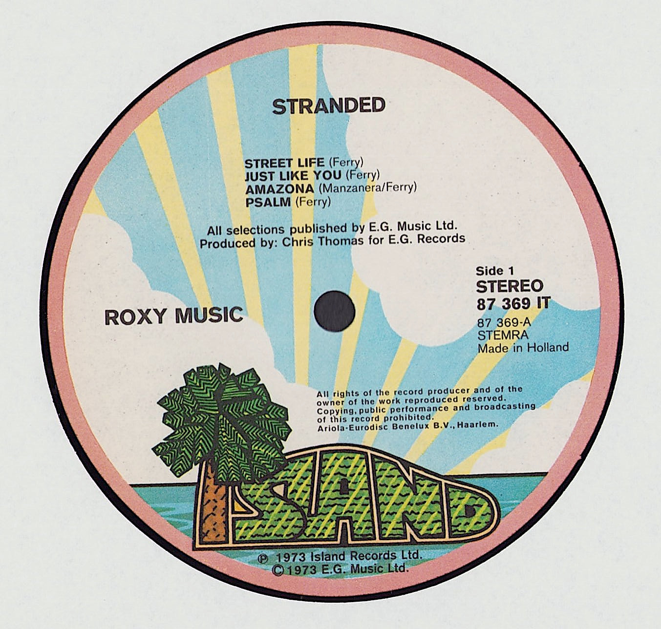 Roxy Music ‎- Stranded