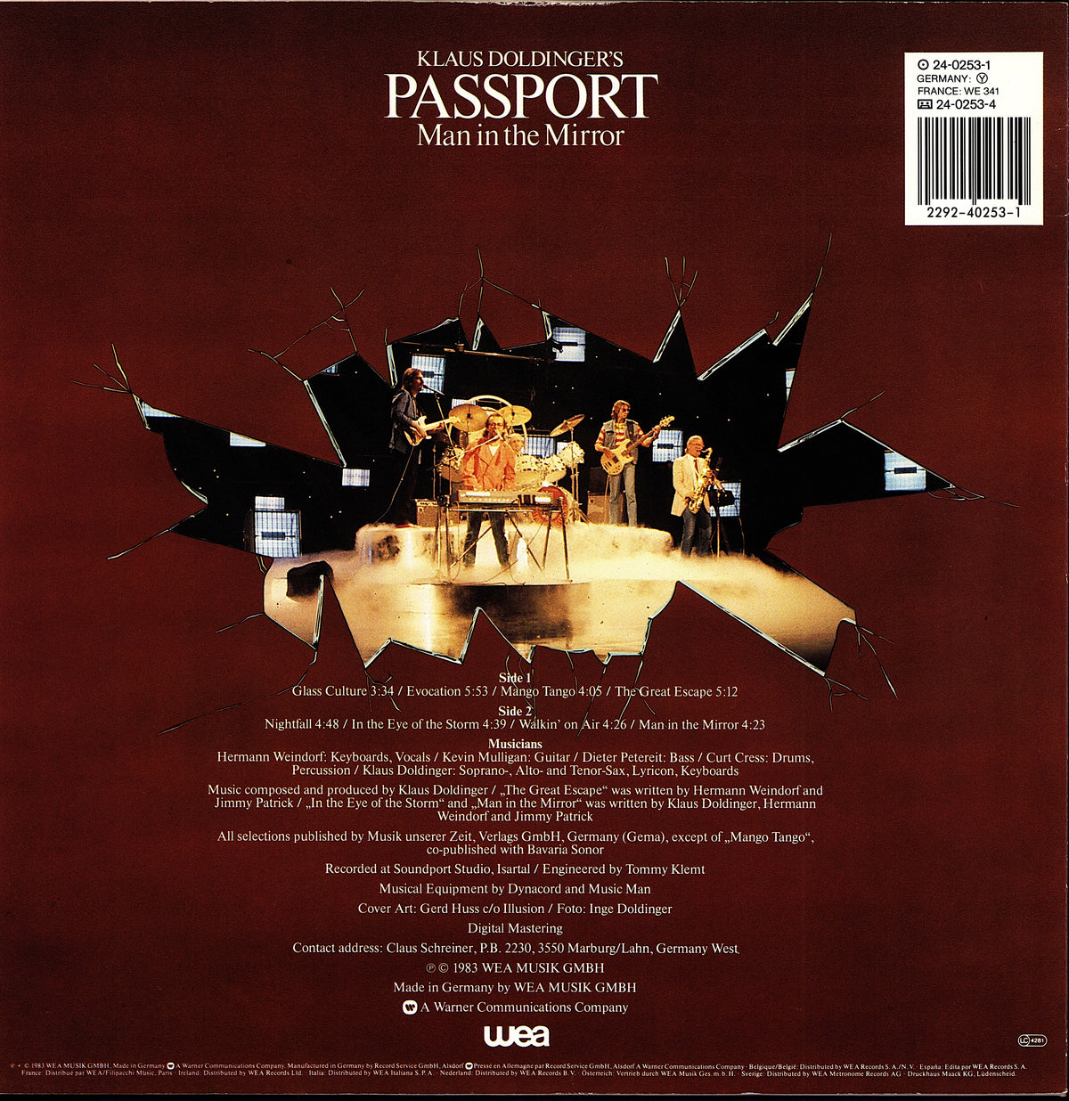 Passport - Earthborn Vinyl LP | German Pressing Kopie Kopie Kopie