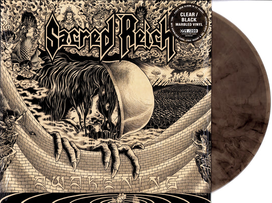 Sacred Reich – Awakening Clear/Black Marbled Vinyl LP Limited Edition