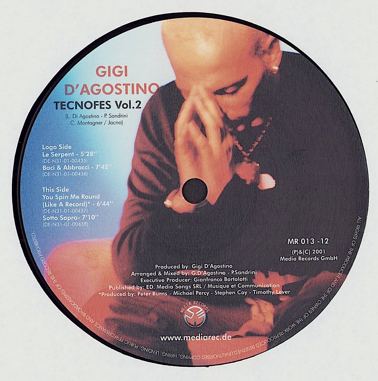 Gigi D'Agostino ‎– Tecno Fes Volume 2 2xVinyl 12" + 7" Vinyl Single