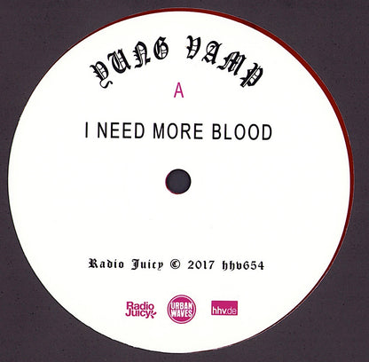 DJ Yung Vamp – I Need More Blood Blood Red Vinyl 2LP Limited Edition