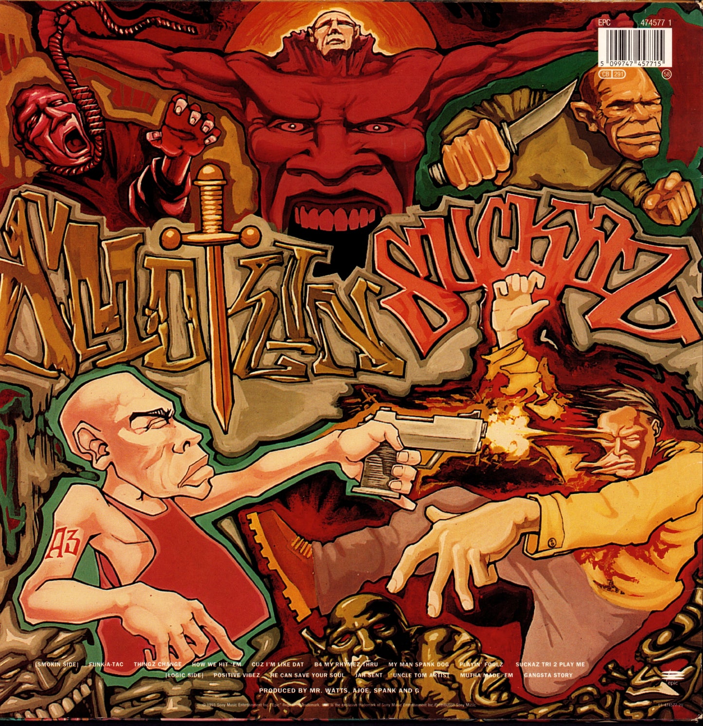 Smokin Suckaz Wit Logic - Playin' Foolz (Vinyl LP | EU Original | 1993)