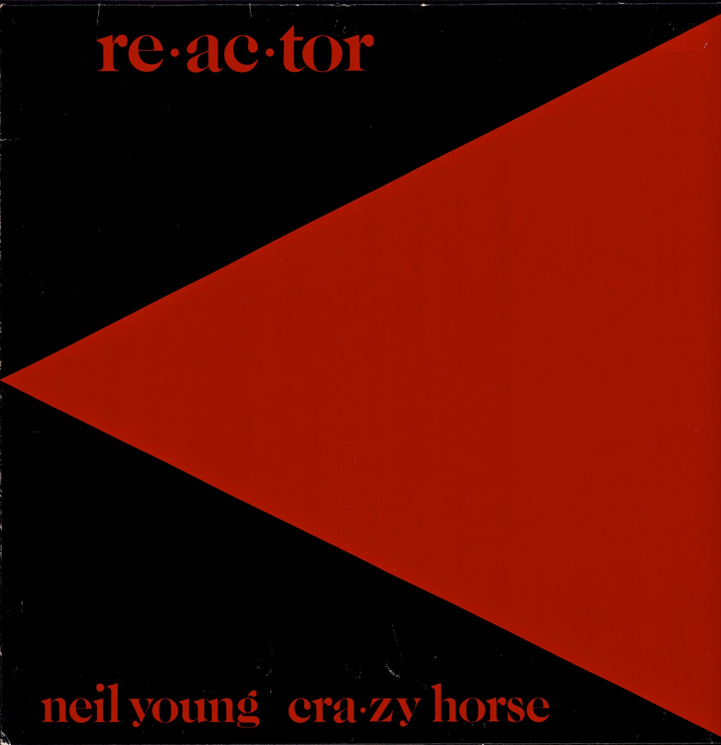 Neil Young & Crazy Horse ‎- Reactor (Vinyl LP)