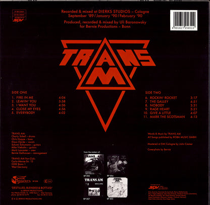 Trans Am - Unlimited Vinyl LP