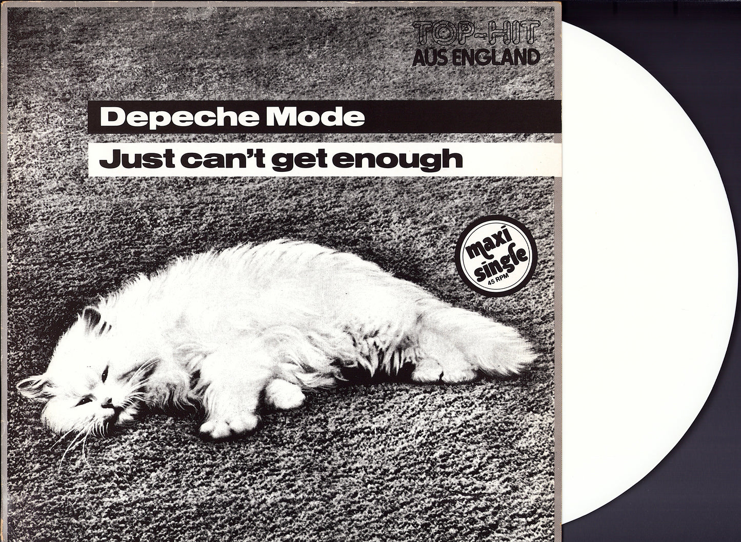 Depeche Mode – Just Can't Get Enough White Vinyl 12"