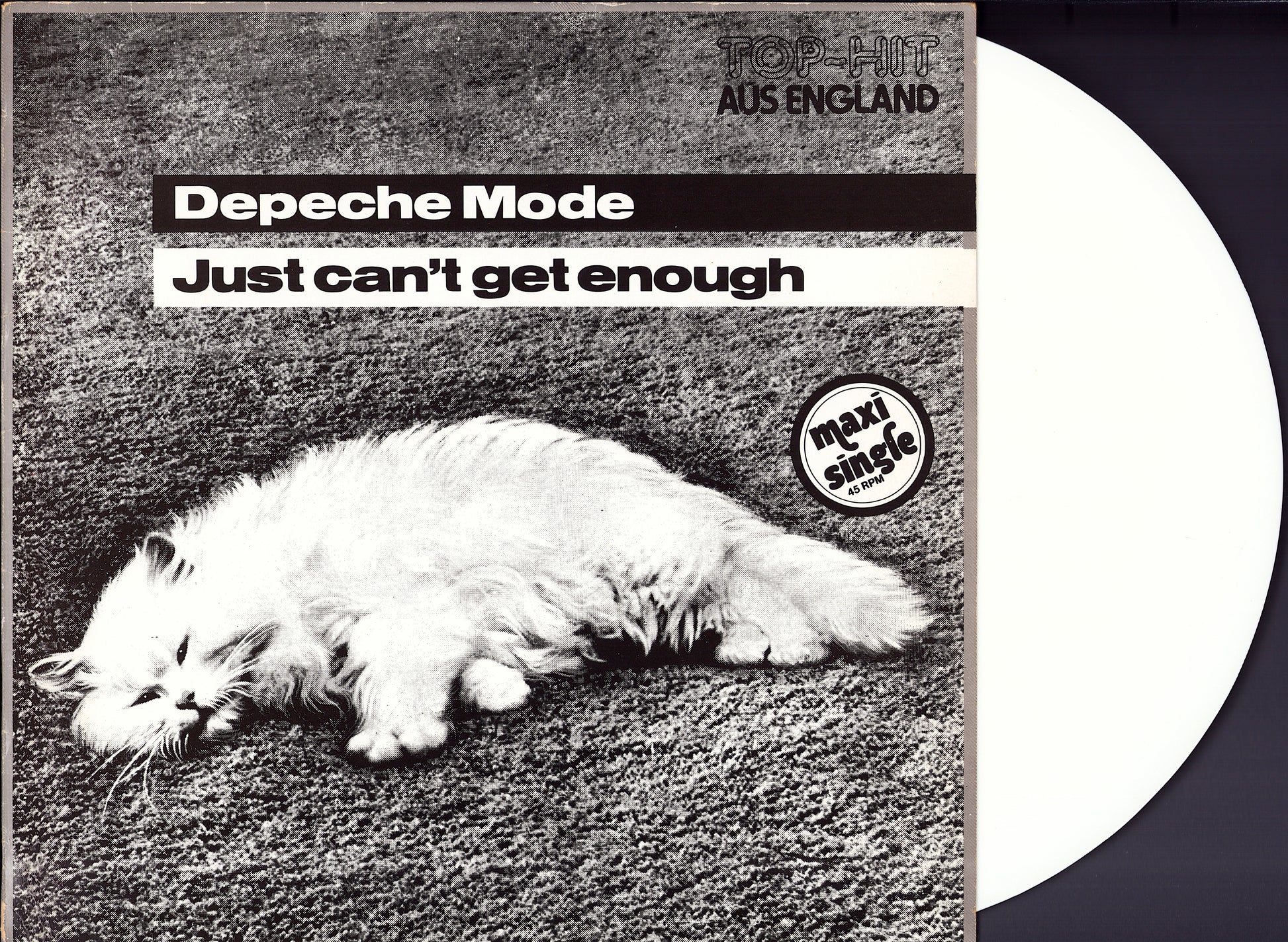 Depeche Mode – Just Can't Get Enough White Vinyl 12"