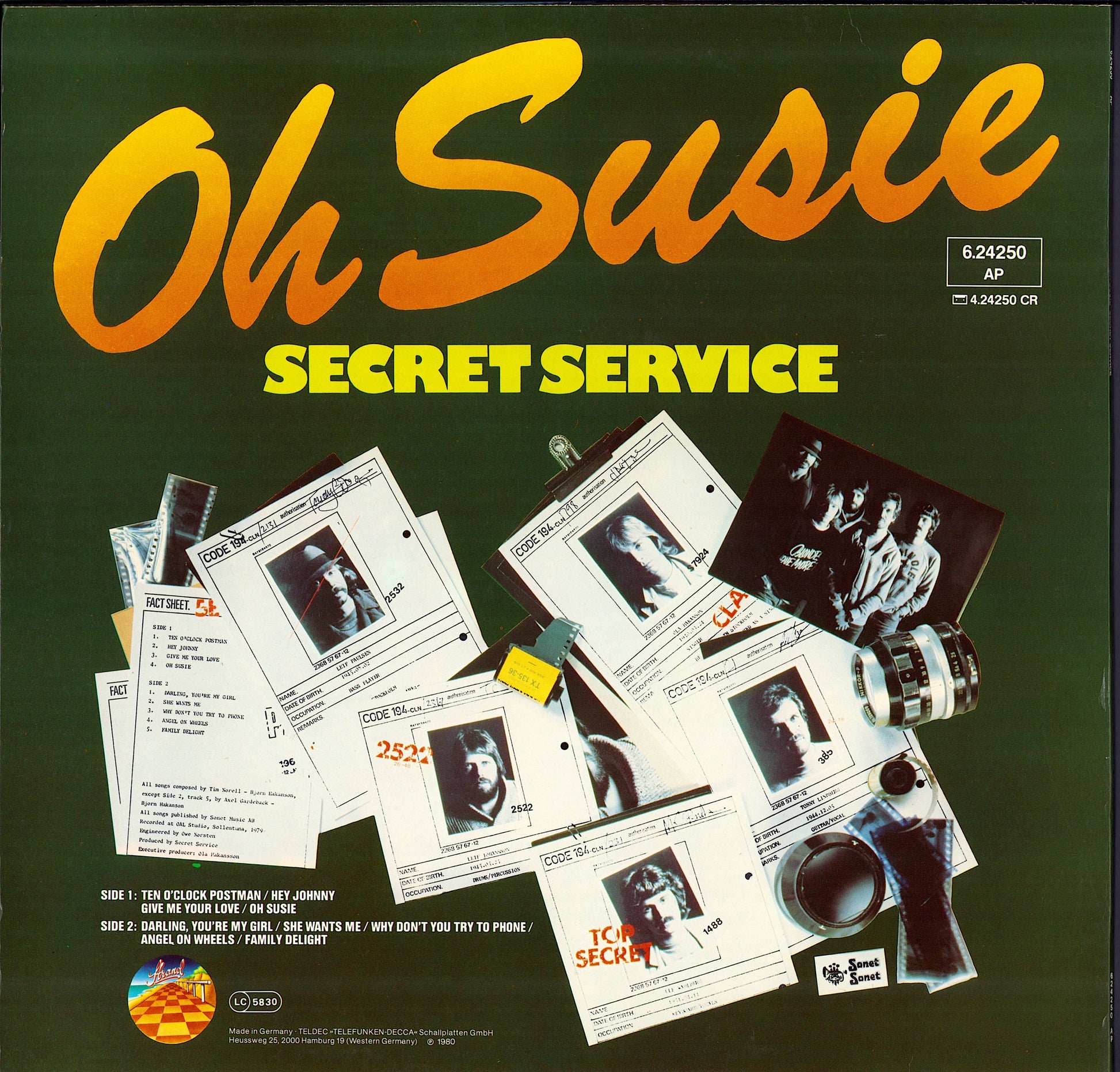 Secret Service – Oh Susie Vinyl LP