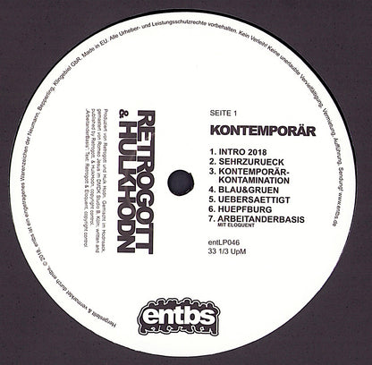 Retrogott & Hulkhodn – Kontemporärkontamination Vinyl LP