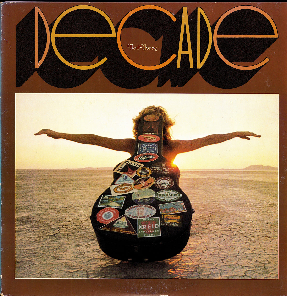 Neil Young – Decade (3LP, GEMA, Germany) – RARE Translucent Vinyl (Smoky Amber / Brown Glow Under Light)