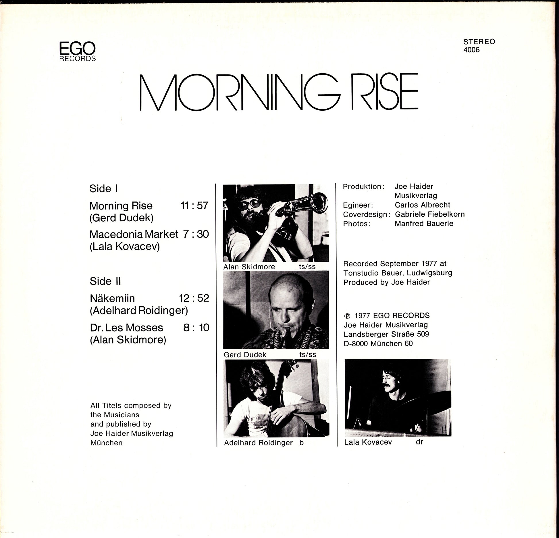 Morning Rise – Fortune Vinyl LP