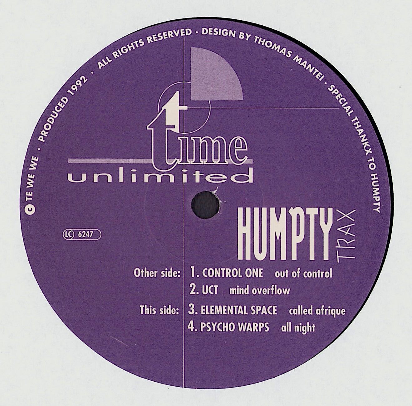 Humpty Trax Vinyl 2x12" Limited Edition