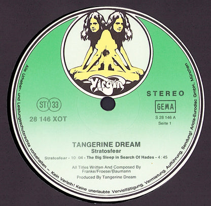 Tangerine Dream – Stratosfear Vinyl LP