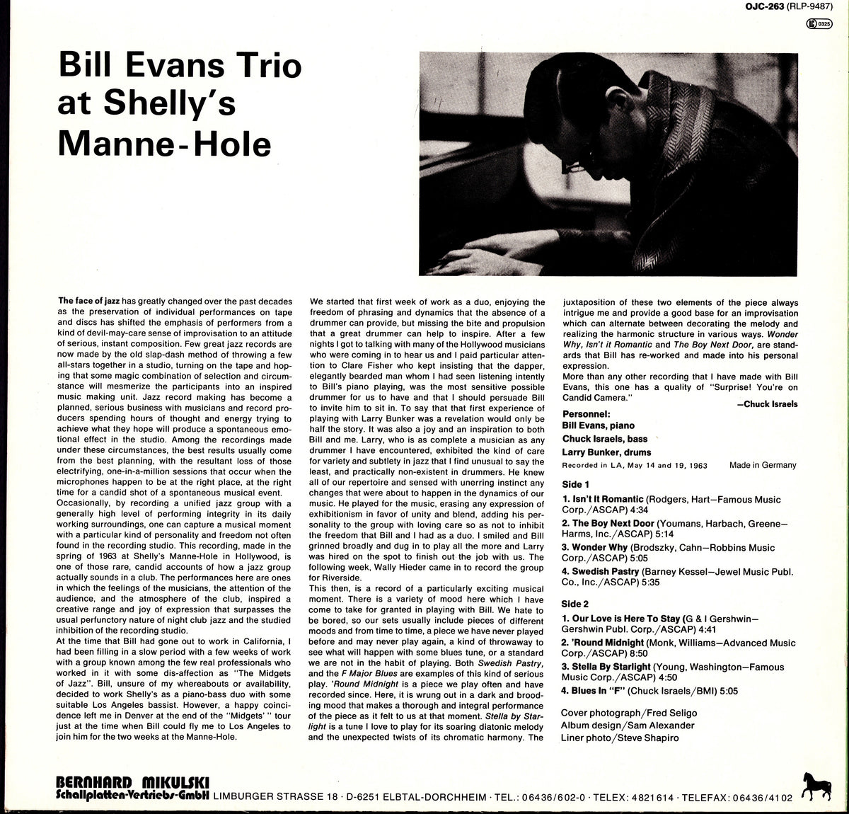 Bill Evans Trio - How My Heart Sings Vinyl LP Mono | NL Riverside Pressing | 1964 Kopie Kopie