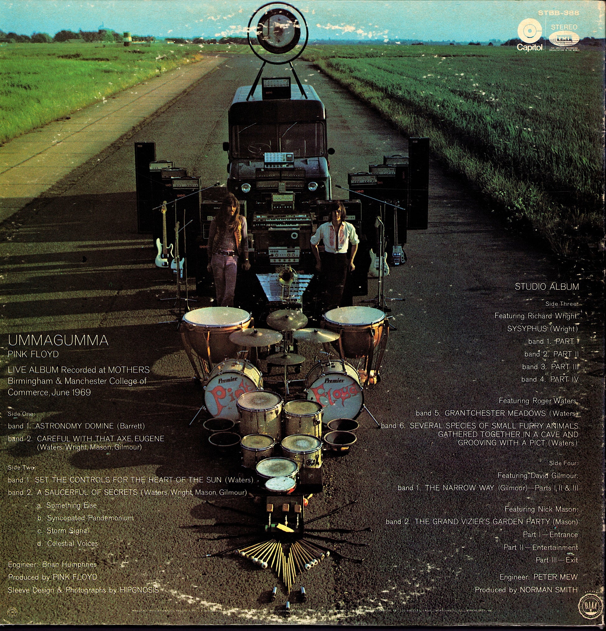 Pink Floyd - Ummagumma Vinyl 2LP | DE Reissue | Harvest Kopie