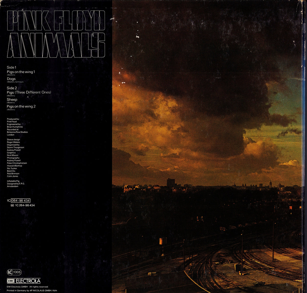 Pink Floyd - Animals Vinyl LP | DE Original | 1977 Kopie