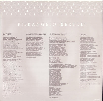 Pierangelo Bertoli – Album Vinyl LP