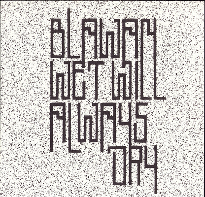 Blawan ‎- Wet Will Always Dry Vinyl 2x12"