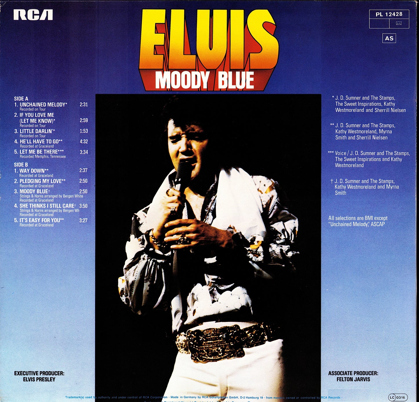 Elvis Presley - Moody Blue (Vinyl LP | DE Original | 1977)