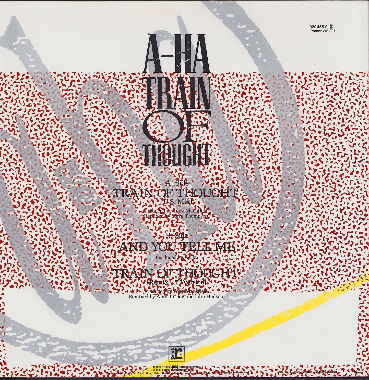 A-ha - Train Of Thought Vinyl 12"