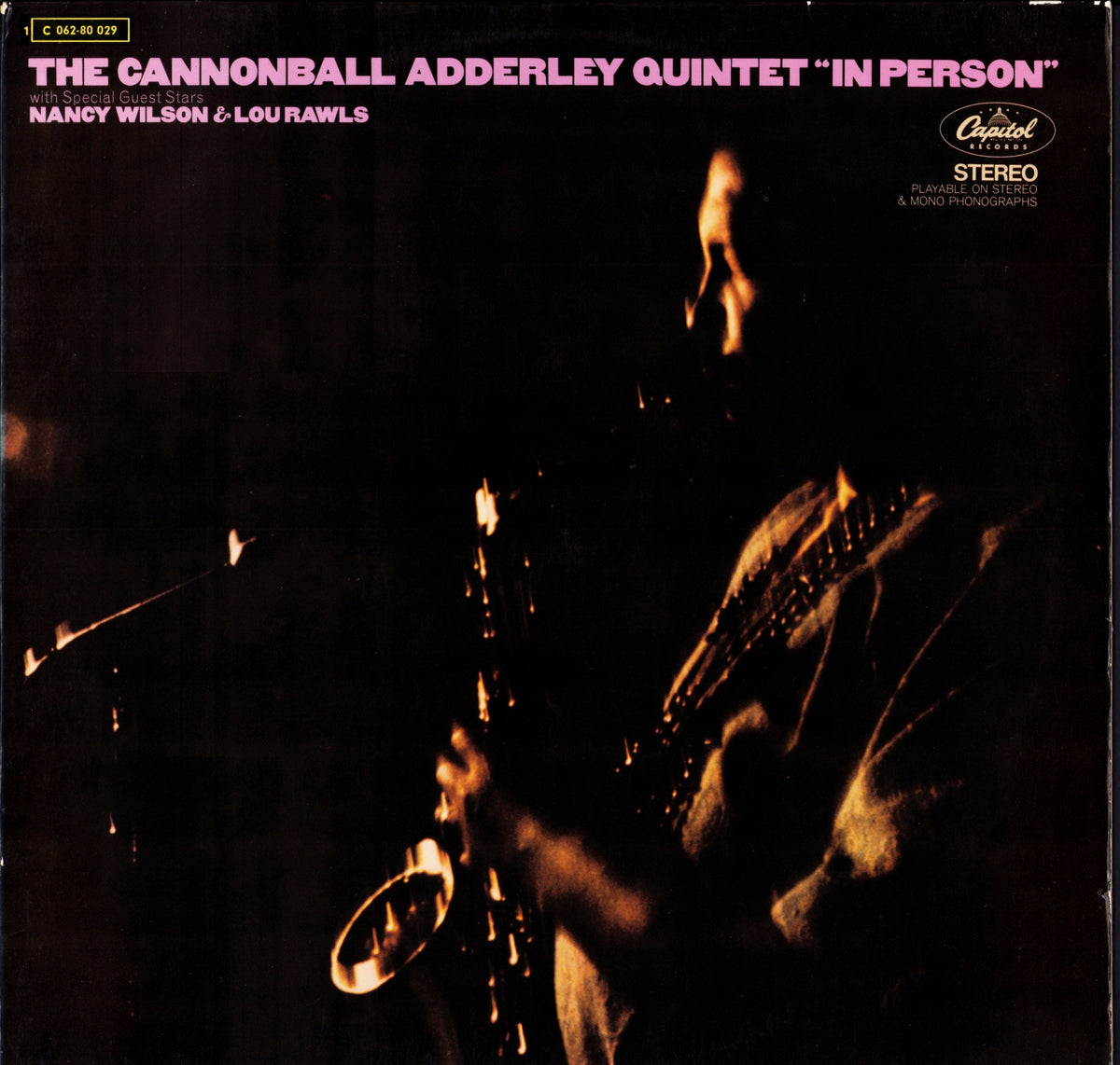 Cannonball Adderley Quintet – Mercy, Mercy, Mercy Vinyl LP Kopie