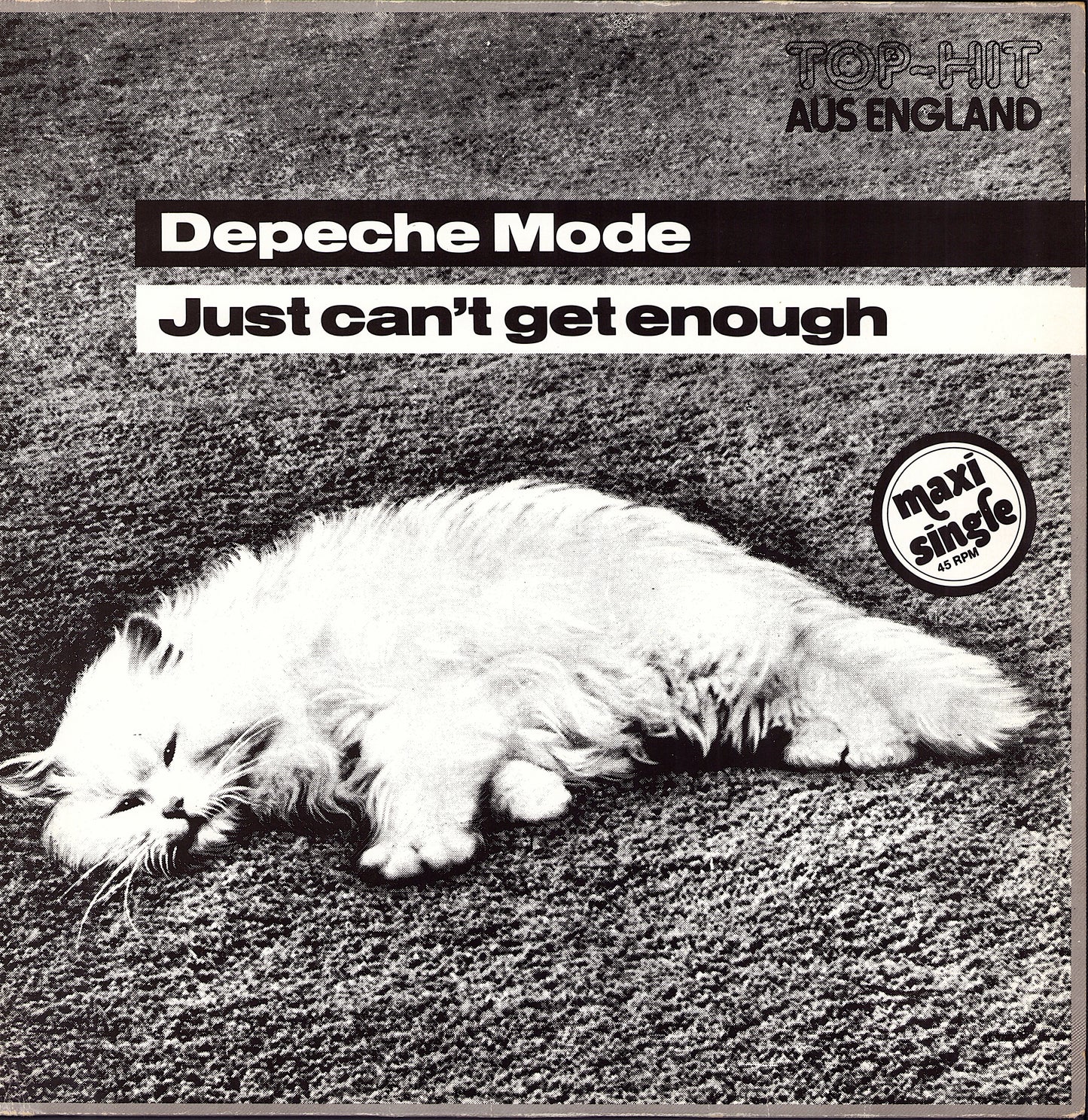 Depeche Mode – Just Can't Get Enough White Vinyl 12"