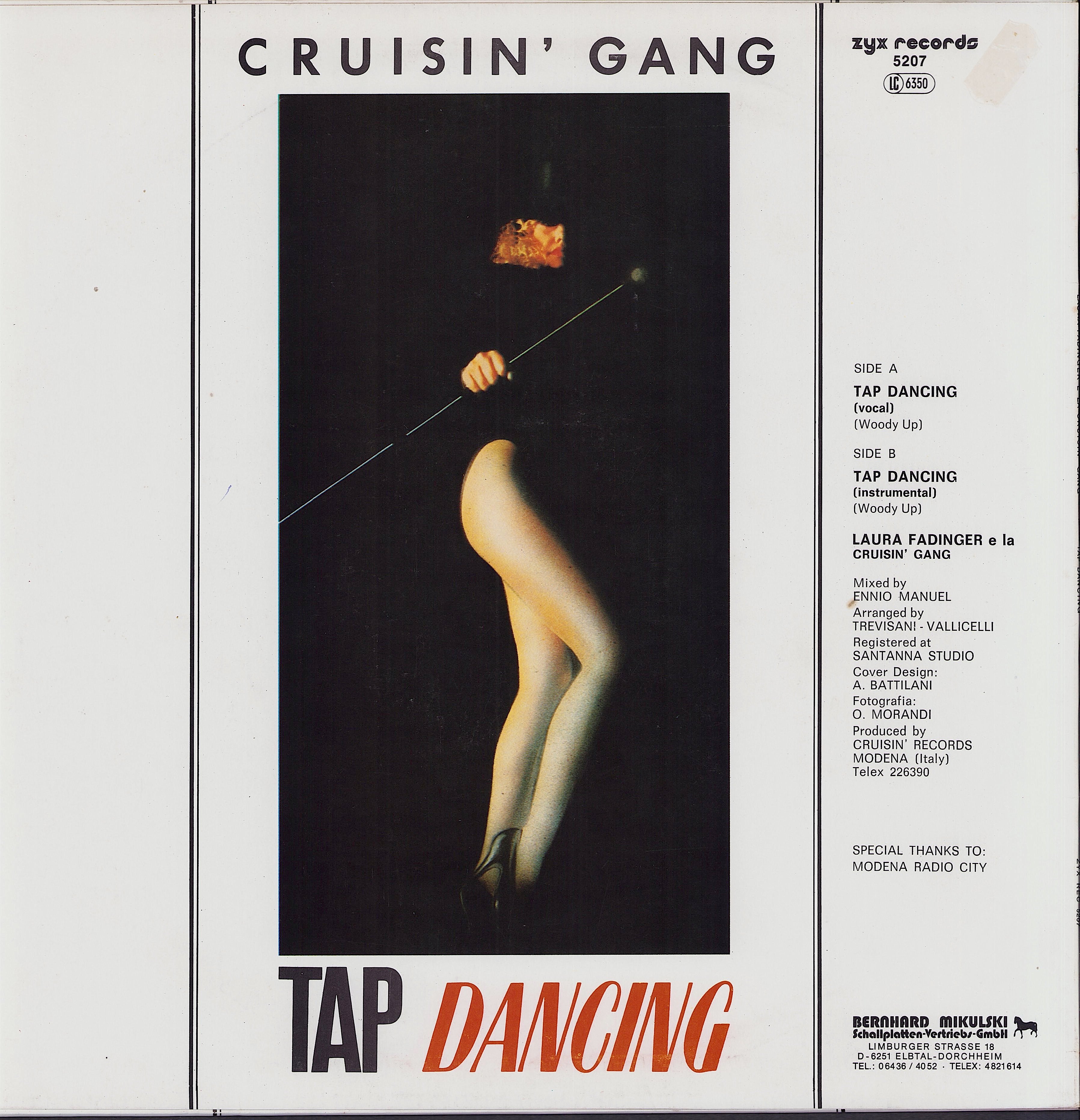 Laura Fadinger E La Cruisin' Gang ‎.Tap Dancing (Vinyl 12