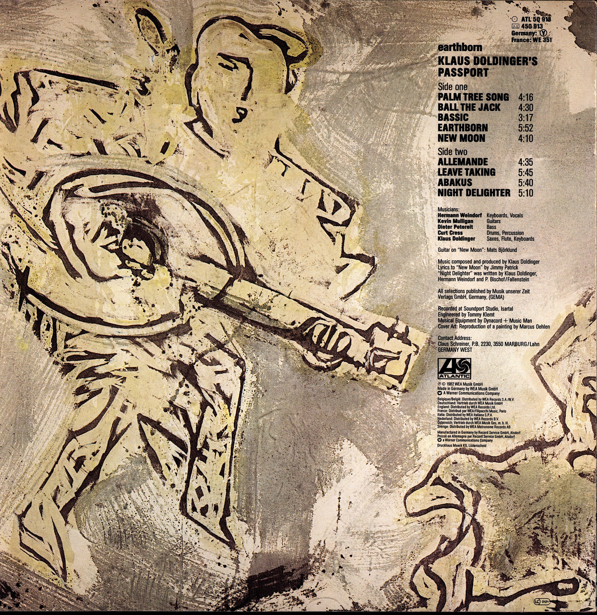 Passport - Earthborn Vinyl LP | German Pressing Kopie