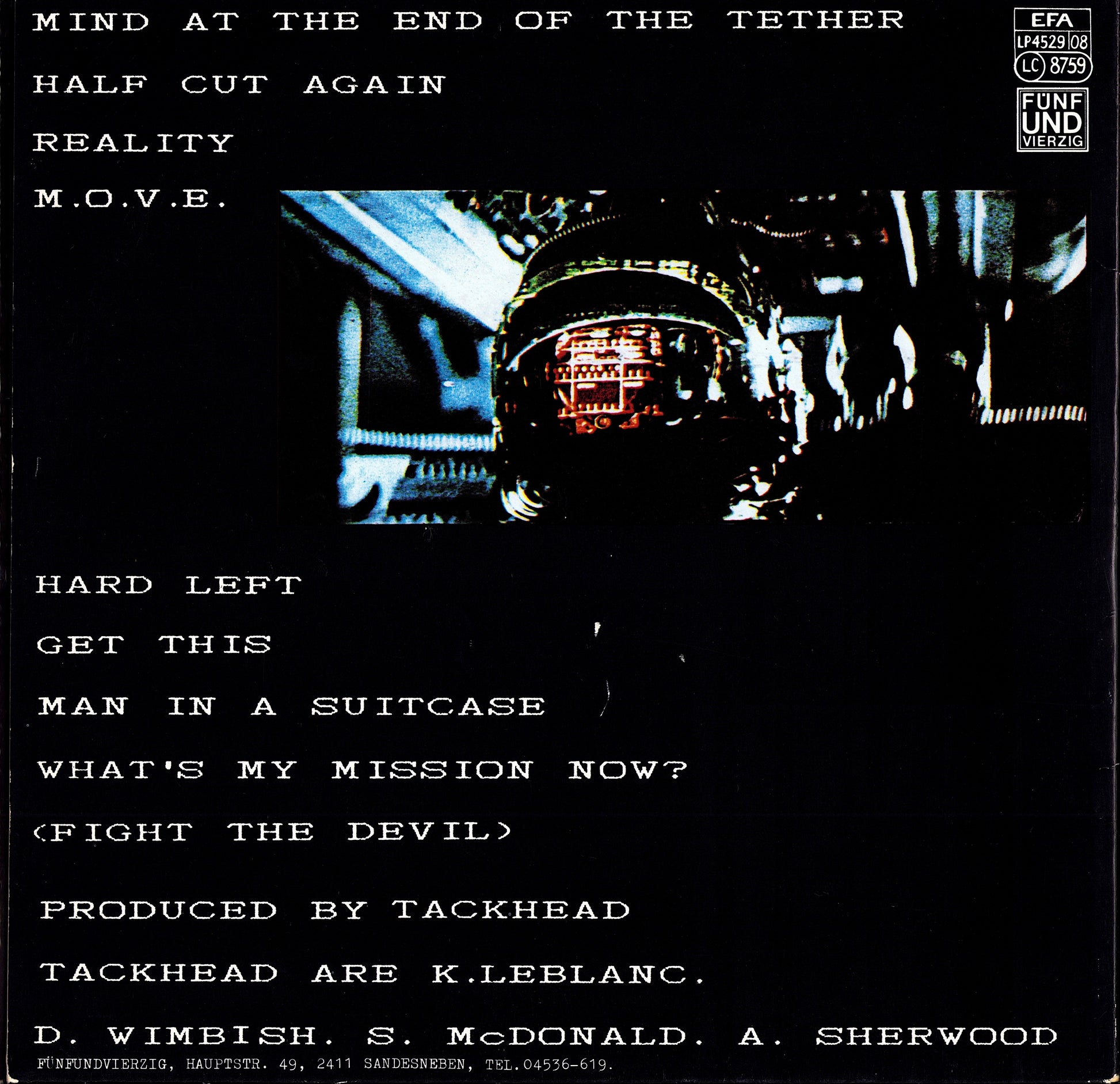 Gary Clail's Tackhead Sound System – Tackhead Tape Time Green Vinyl LP