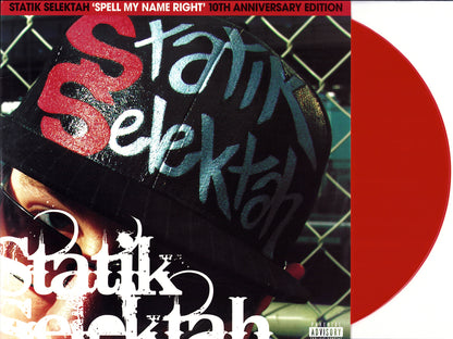 Statik Selektah – Spell My Name Right Red Wax Vinyl 2LP Limited Edition