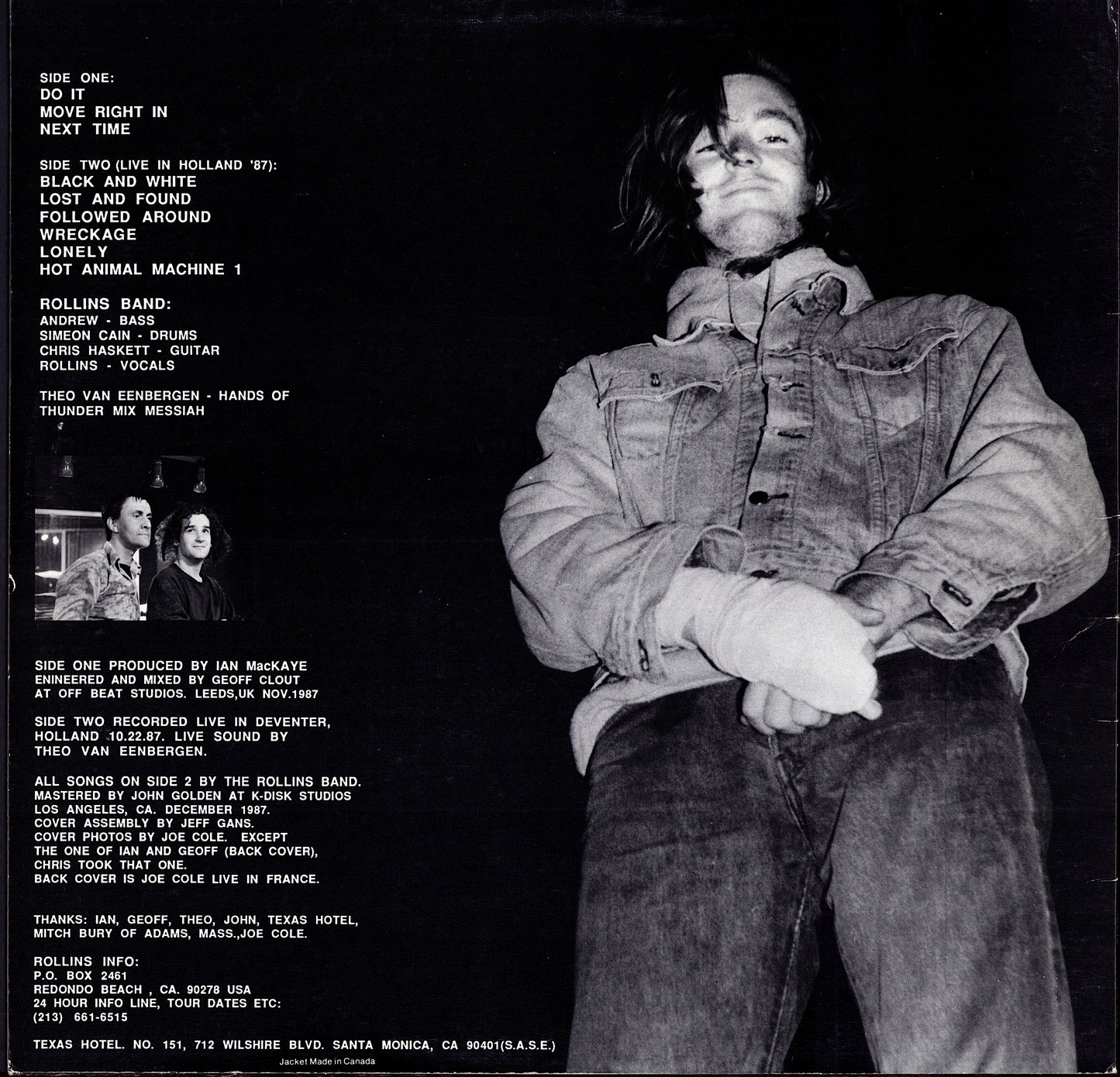 Rollins Band - Do It (Vinyl LP | US Original | 1988)