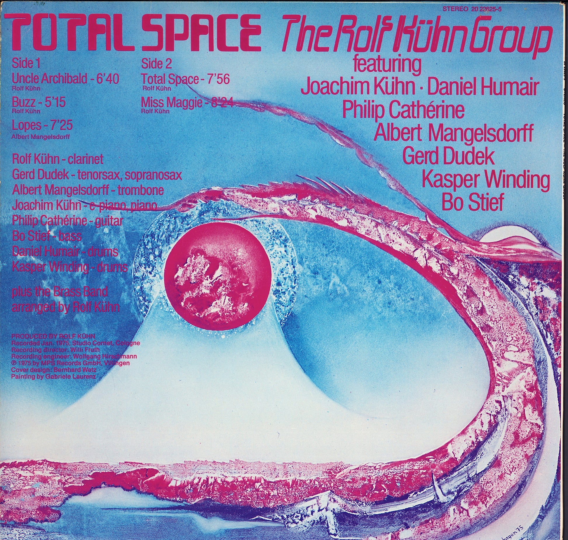 The Rolf Kühn Group – Total Space Vinyl LP