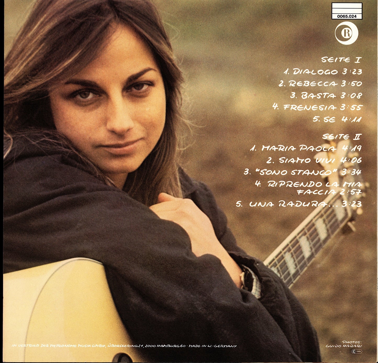 Gianna Nannini - California Vinyl LP Kopie