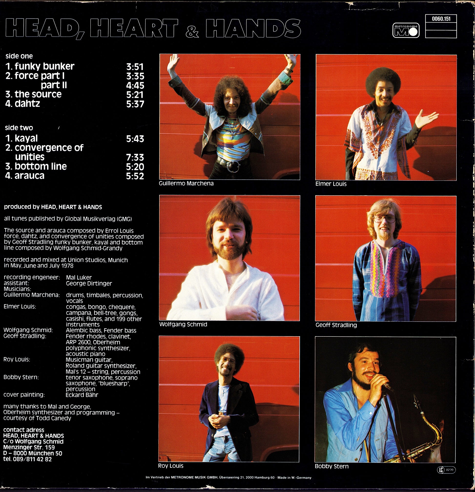 Head, Heart & Hands – Head, Heart & Hands Vinyl LP