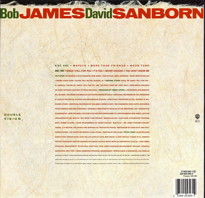 Bob James / David Sanborn – Double Vision Vinyl LP