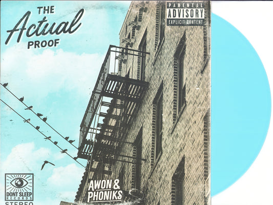 Awon & Phoniks ‎– The Actual Proof Baby Blue Vinyl LP