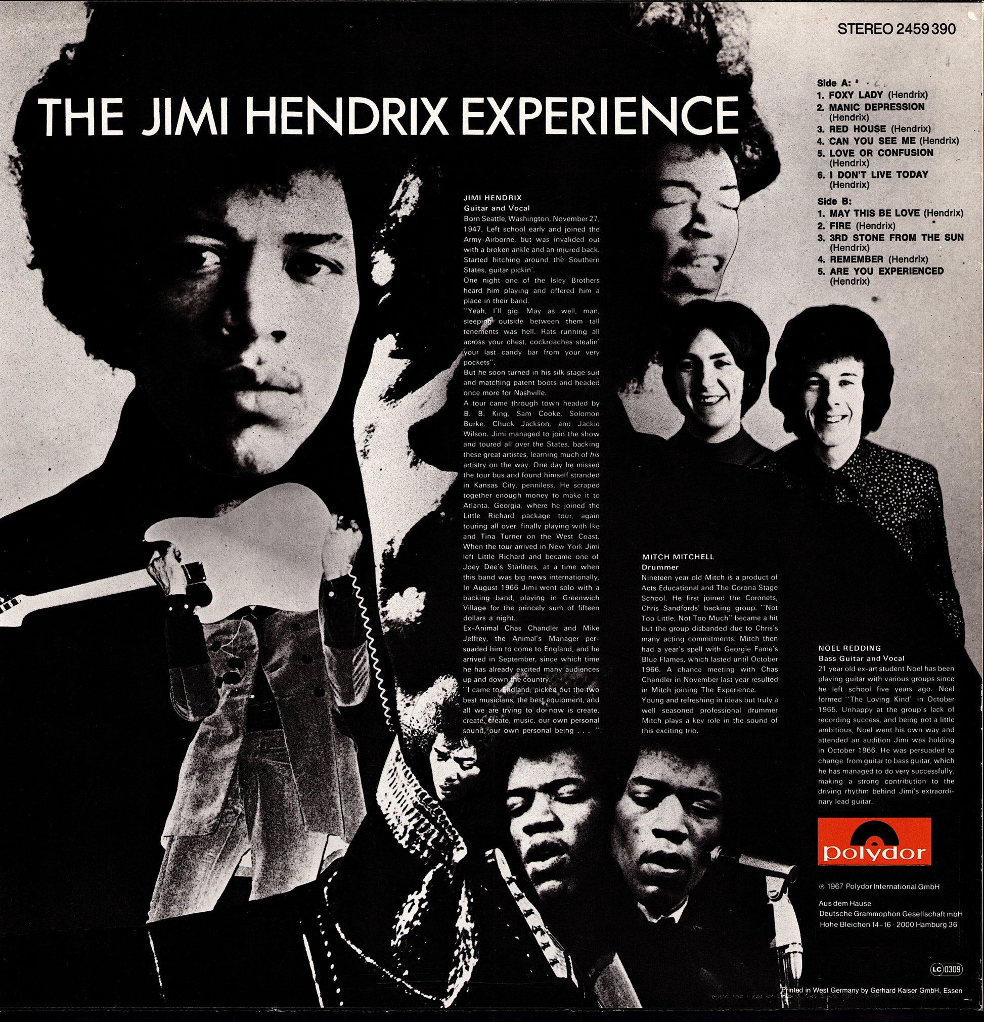 Jimi Hendrix – The Cry Of Love Vinyl LP | DE Reissue | 1978 Kopie Kopie