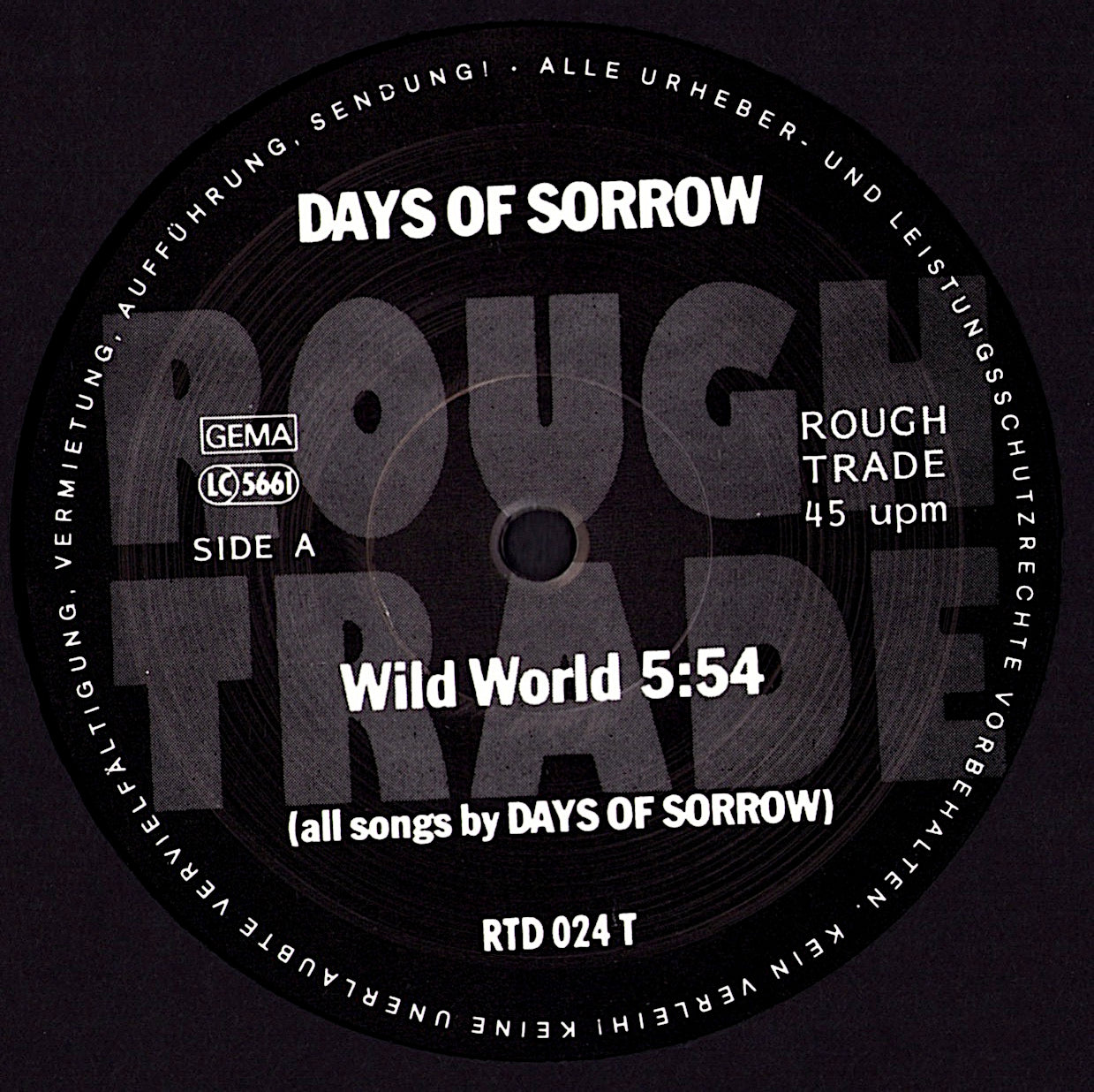 Days Of Sorrow – A Thousand Faces Vinyl 12"