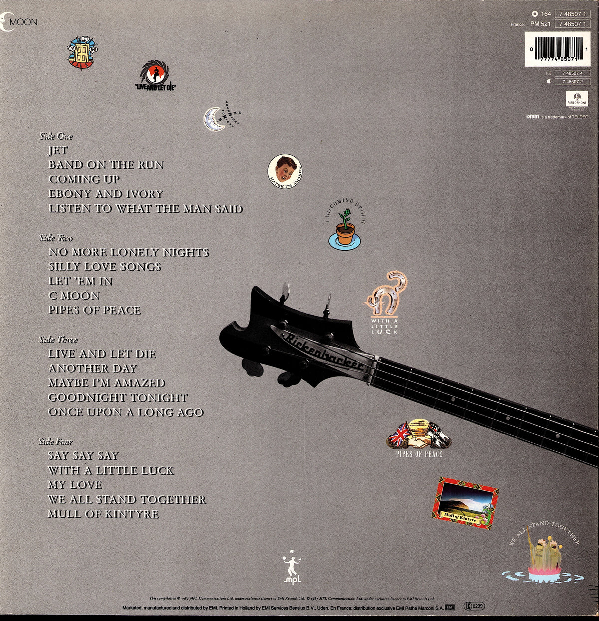 Paul McCartney And Wings - Band On The Run Vinyl LP Kopie