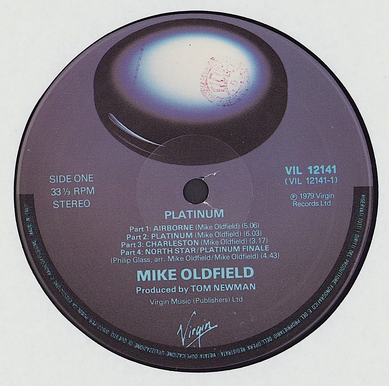 Mike Oldfield ‎- Platinum Vinyl LP IT