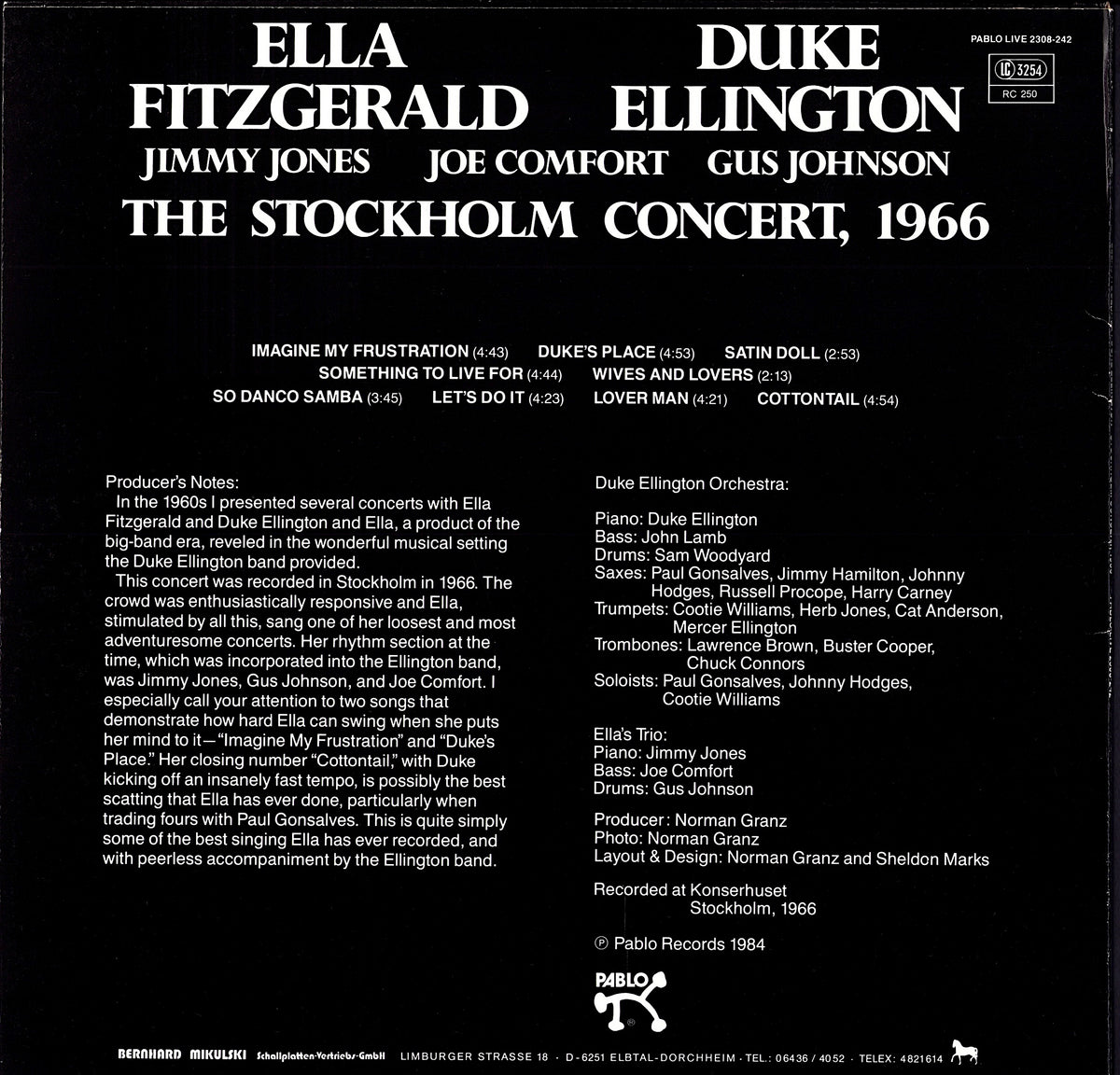 Oscar Peterson, Joe Pass, Niels Pedersen - The Paris Concert: Salle Pleyel, 1978 Vinyl 2LP | German Release | Gatefold Kopie