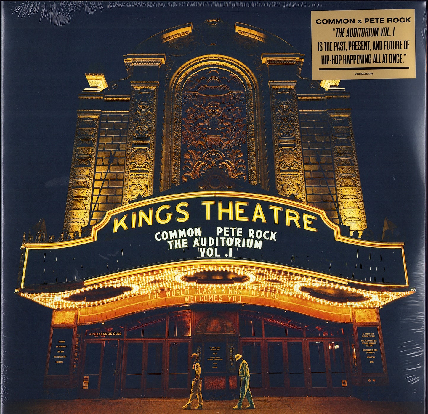 Common x Pete Rock ‎– The Auditorium Vol. 1 (Transparent Yellow Vinyl 2LP)