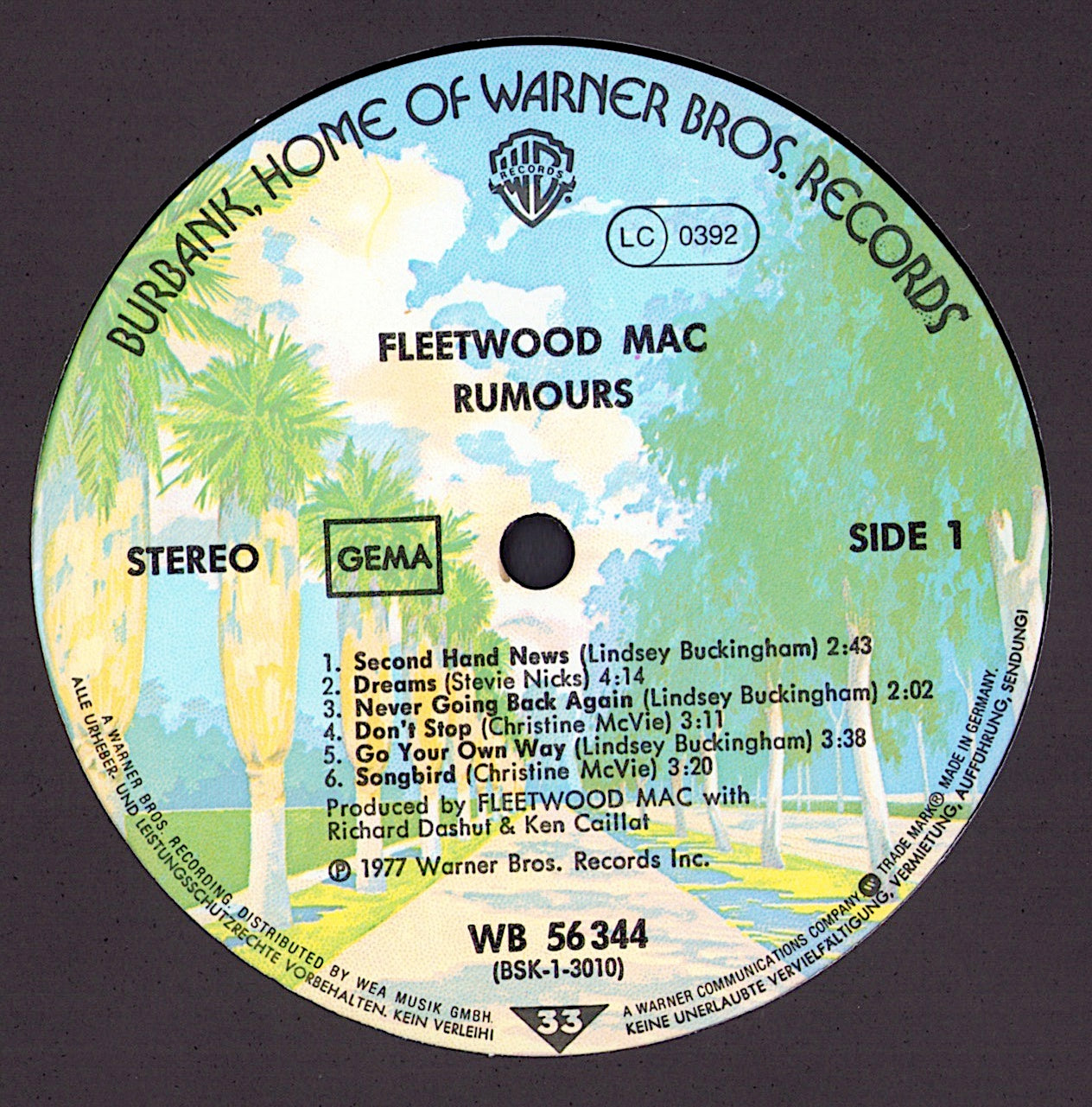 Fleetwood Mac ‎- Rumours Vinyl LP