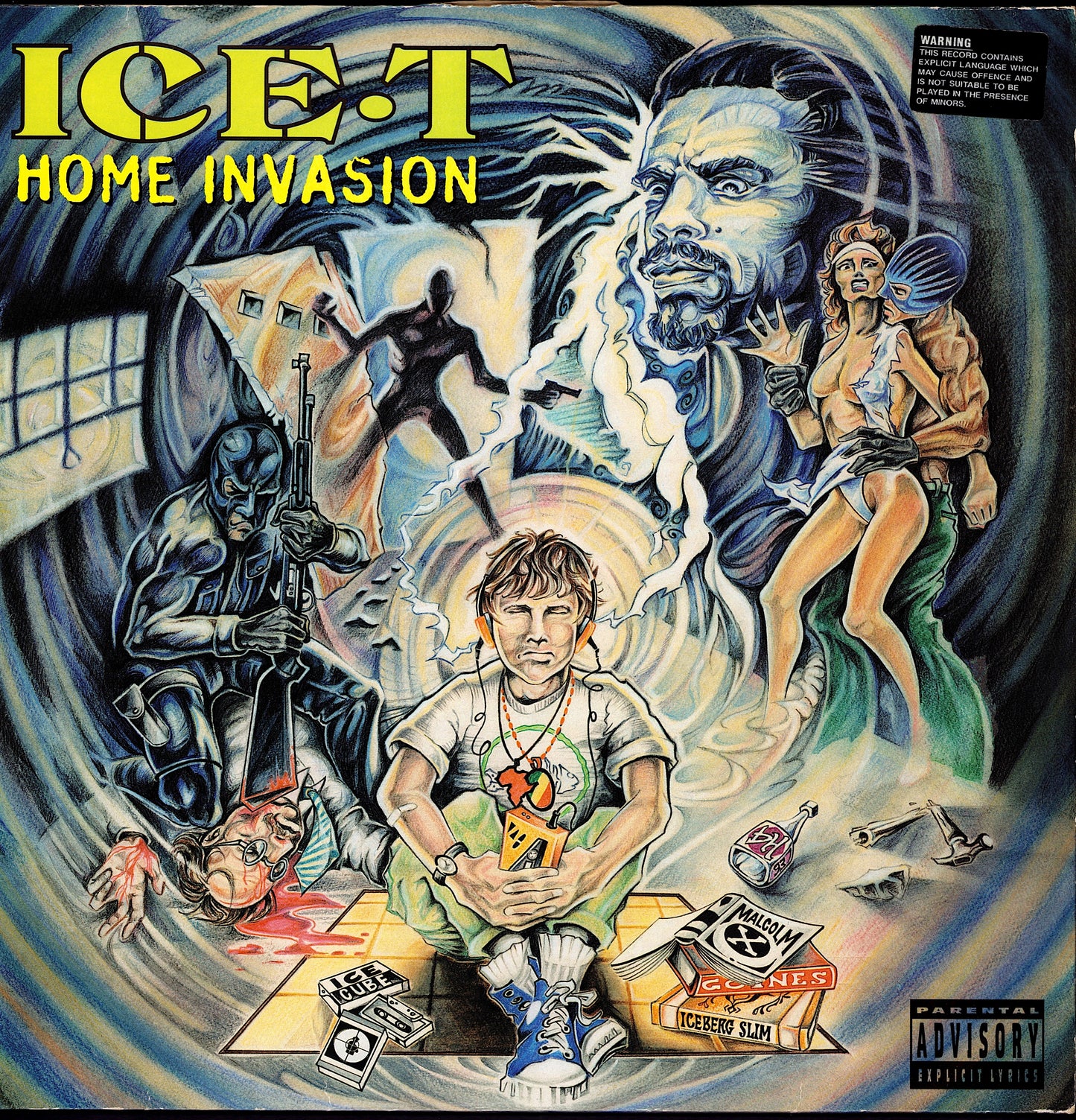 Ice-T - Home Invasion (2x Vinyl LP | UK & EU Original | 1993)