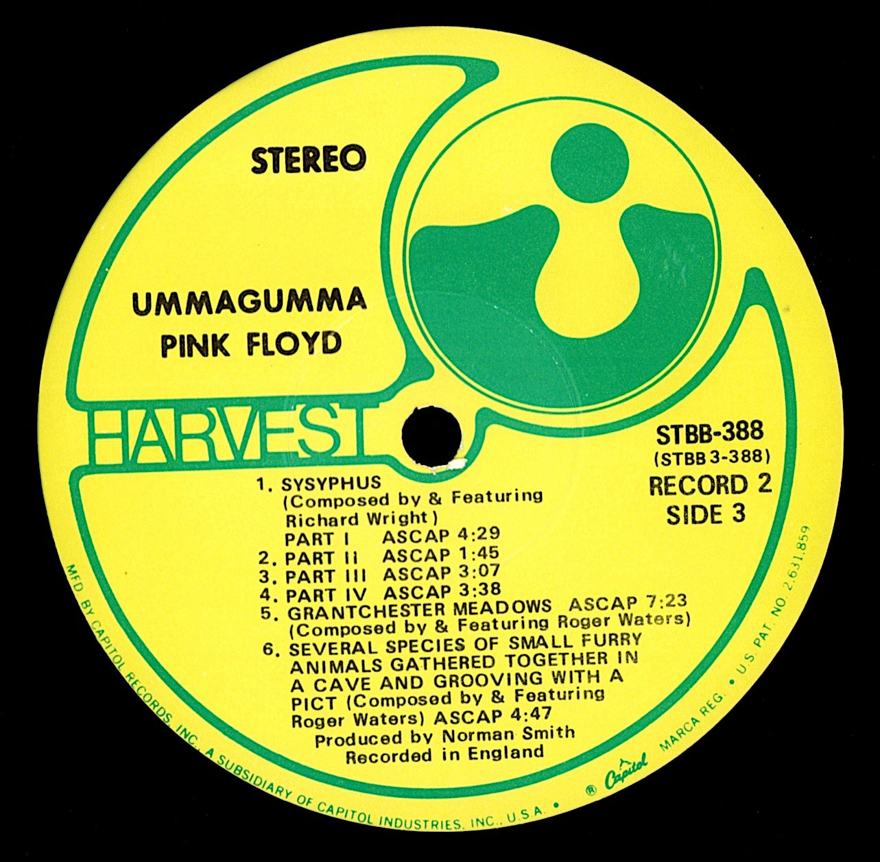 Pink Floyd - Ummagumma Vinyl 2LP | DE Reissue | Harvest Kopie