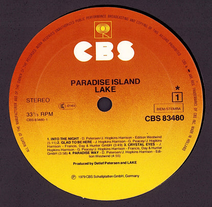 Lake – Paradise Island Vinyl LP